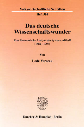 Cover: Das deutsche Wissenschaftswunder