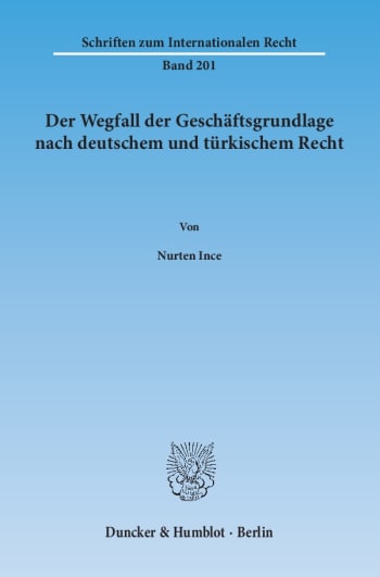 Cover: Der Wegfall der Geschäftsgrundlage nach deutschem und türkischem Recht