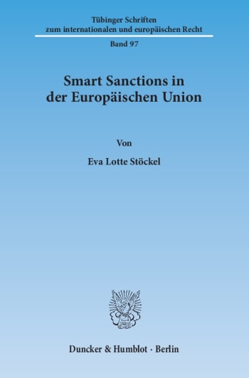 Cover: Smart Sanctions in der Europäischen Union