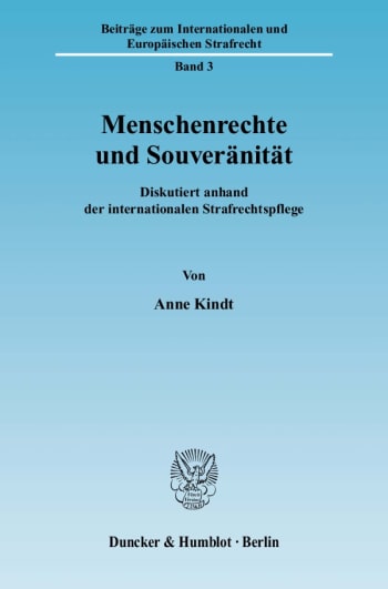 Cover: Menschenrechte und Souveränität