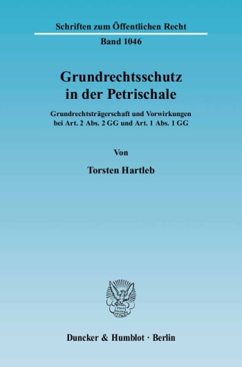 Cover: Grundrechtsschutz in der Petrischale