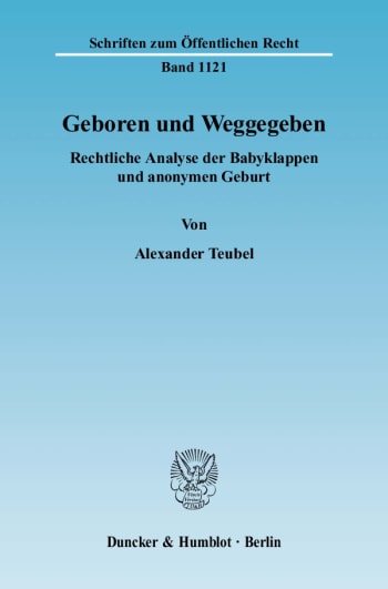 Cover: Geboren und Weggegeben