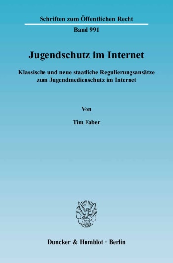 Cover: Jugendschutz im Internet