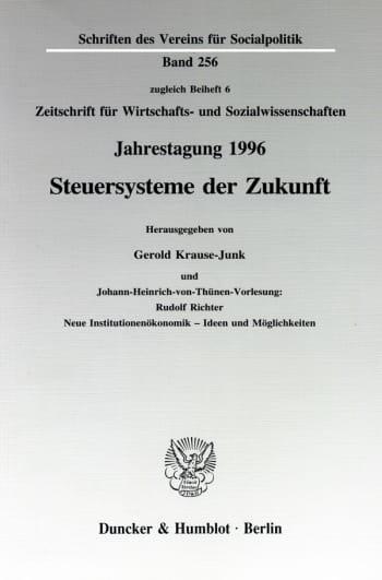 Cover: Steuersysteme der Zukunft