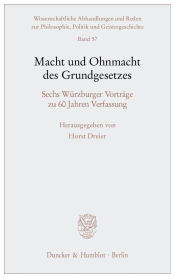 Cover: Macht und Ohnmacht des Grundgesetzes