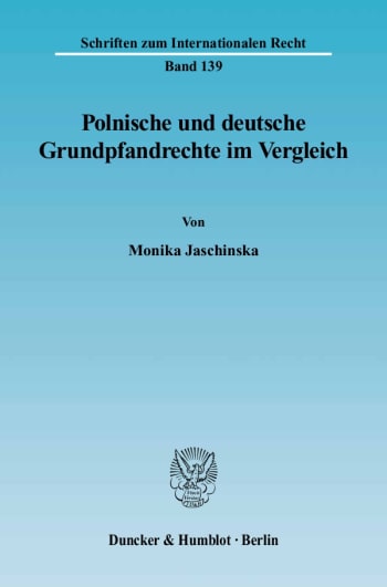 Cover: Polnische und deutsche Grundpfandrechte im Vergleich