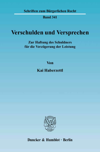 Cover: Verschulden und Versprechen