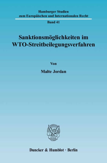 Cover: Sanktionsmöglichkeiten im WTO-Streitbeilegungsverfahren