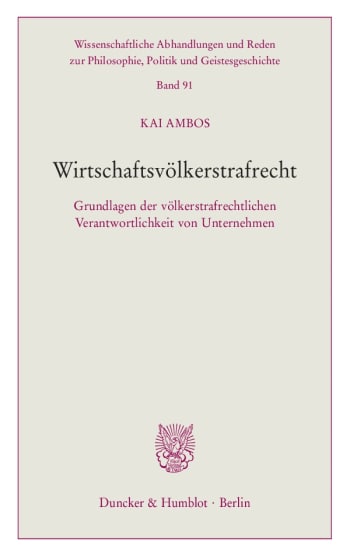 Cover: Wirtschaftsvölkerstrafrecht