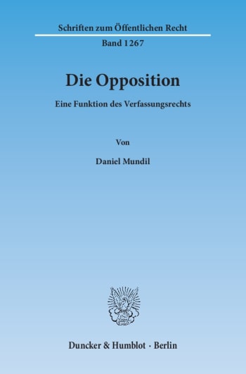 Cover: Die Opposition