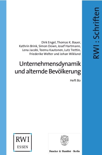 Cover: Unternehmensdynamik und alternde Bevölkerung