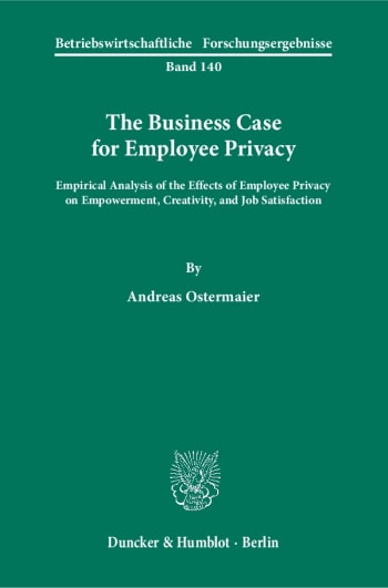 Cover: The Business Case for Employee Privacy