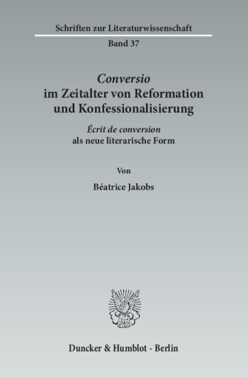 Cover: ›Conversio‹ im Zeitalter von Reformation und Konfessionalisierung