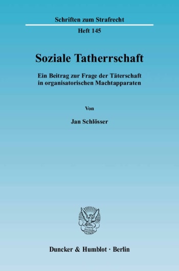 Cover: Soziale Tatherrschaft