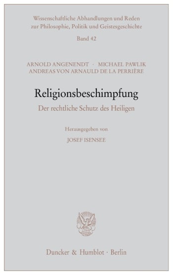 Cover: Religionsbeschimpfung