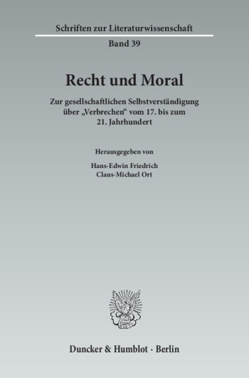 Cover: Recht und Moral