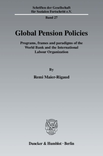 Cover: Global Pension Policies