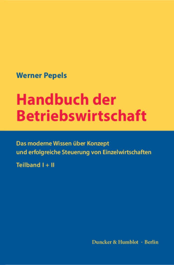 Cover: Handbuch der Betriebswirtschaft