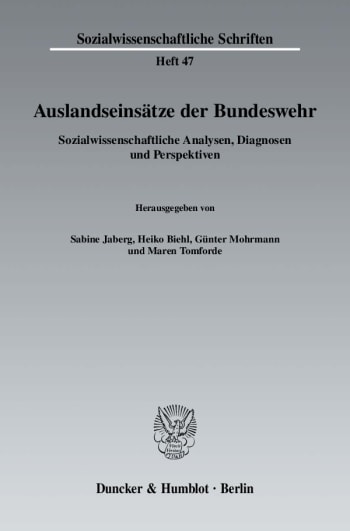 Cover: Auslandseinsätze der Bundeswehr