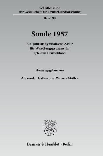 Cover: Sonde 1957