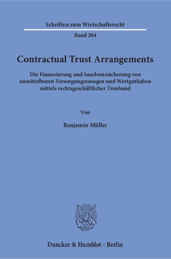 Cover: Contractual Trust Arrangements