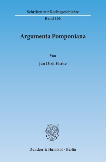 Cover: Argumenta Pomponiana