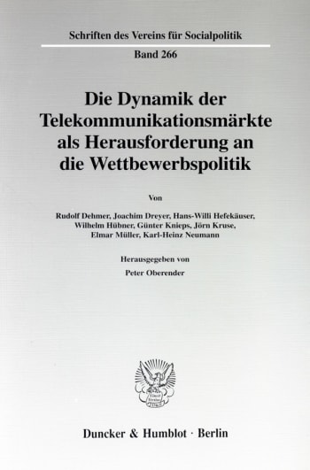 Cover: Die Dynamik der Telekommunikationsmärkte als Herausforderung an die Wettbewerbspolitik