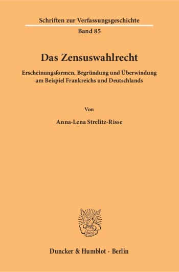 Cover: Das Zensuswahlrecht