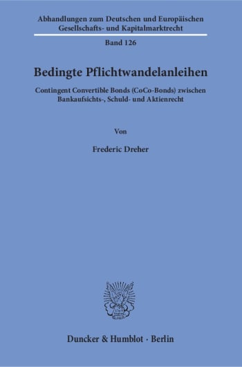 Cover: Bedingte Pflichtwandelanleihen