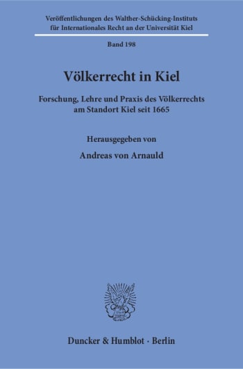 Cover: Völkerrecht in Kiel