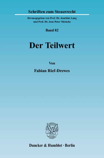 Cover: Der Teilwert