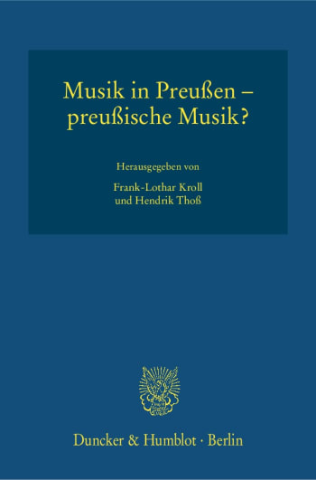 Cover: Musik in Preußen – preußische Musik?