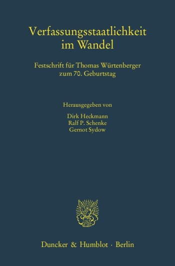 Cover: Verfassungsstaatlichkeit im Wandel