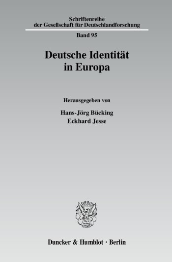 Cover: Deutsche Identität in Europa