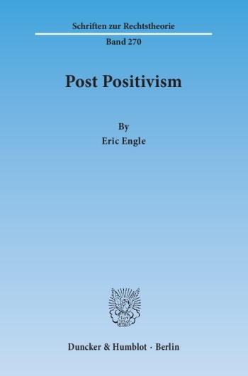 Cover: Post Positivism