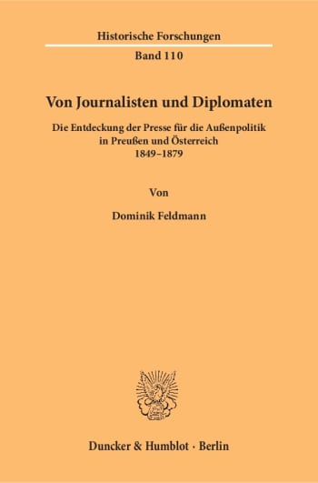 Cover: Von Journalisten und Diplomaten