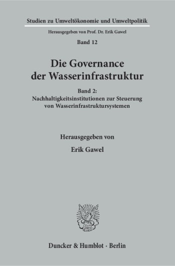 Cover: Die Governance der Wasserinfrastruktur