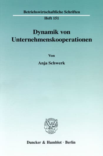 Cover: Dynamik von Unternehmenskooperationen