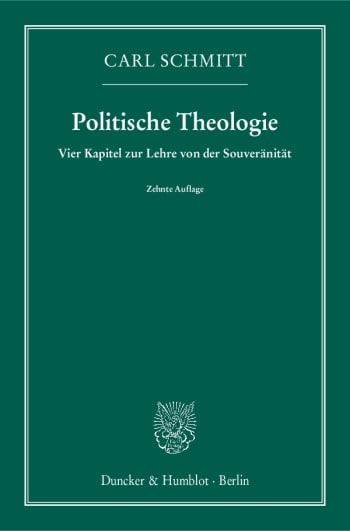 Cover: Politische Theologie