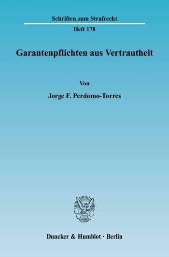 Cover: Garantenpflichten aus Vertrautheit