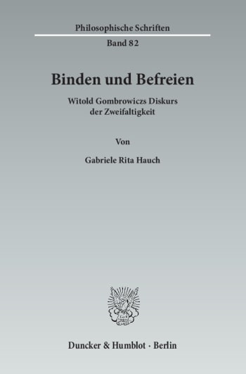 Cover: Binden und Befreien