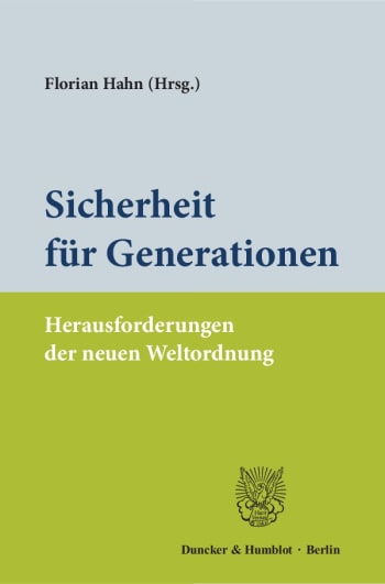 Cover: Sicherheit für Generationen