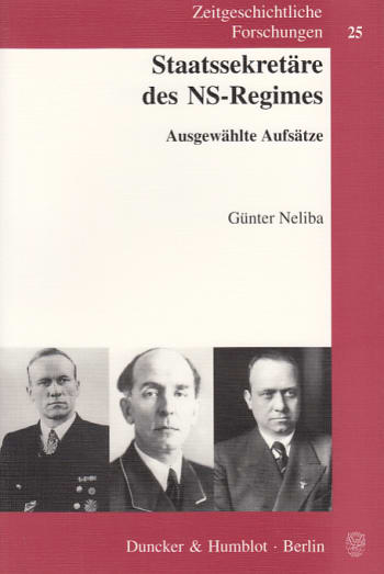 Cover: Staatssekretäre des NS-Regimes