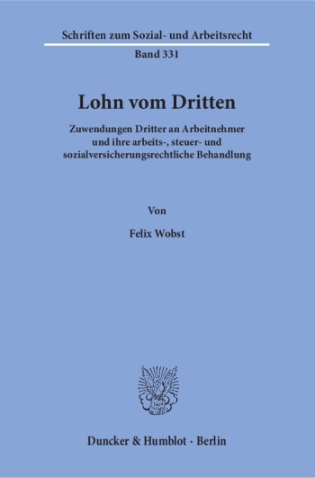 Cover: Lohn vom Dritten