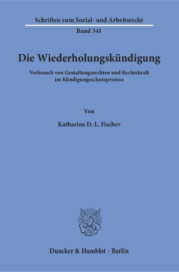 Cover: Die Wiederholungskündigung