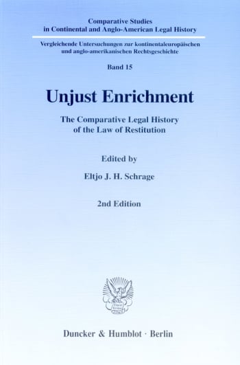 Cover: Unjust Enrichment