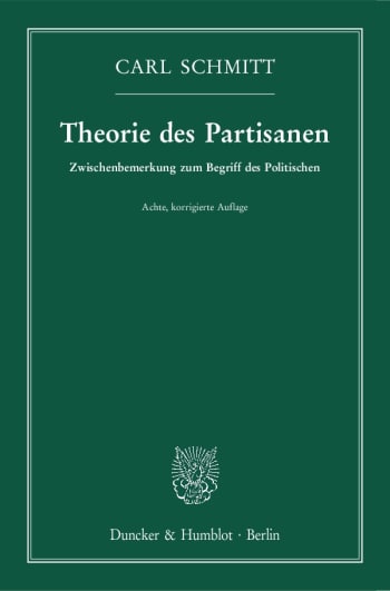 Cover: Theorie des Partisanen