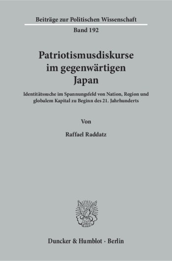 Cover: Patriotismusdiskurse im gegenwärtigen Japan