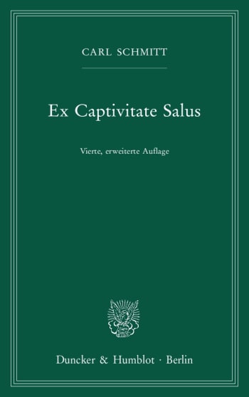 Cover: Ex Captivitate Salus