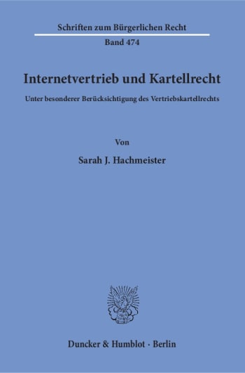 Cover: Internetvertrieb und Kartellrecht